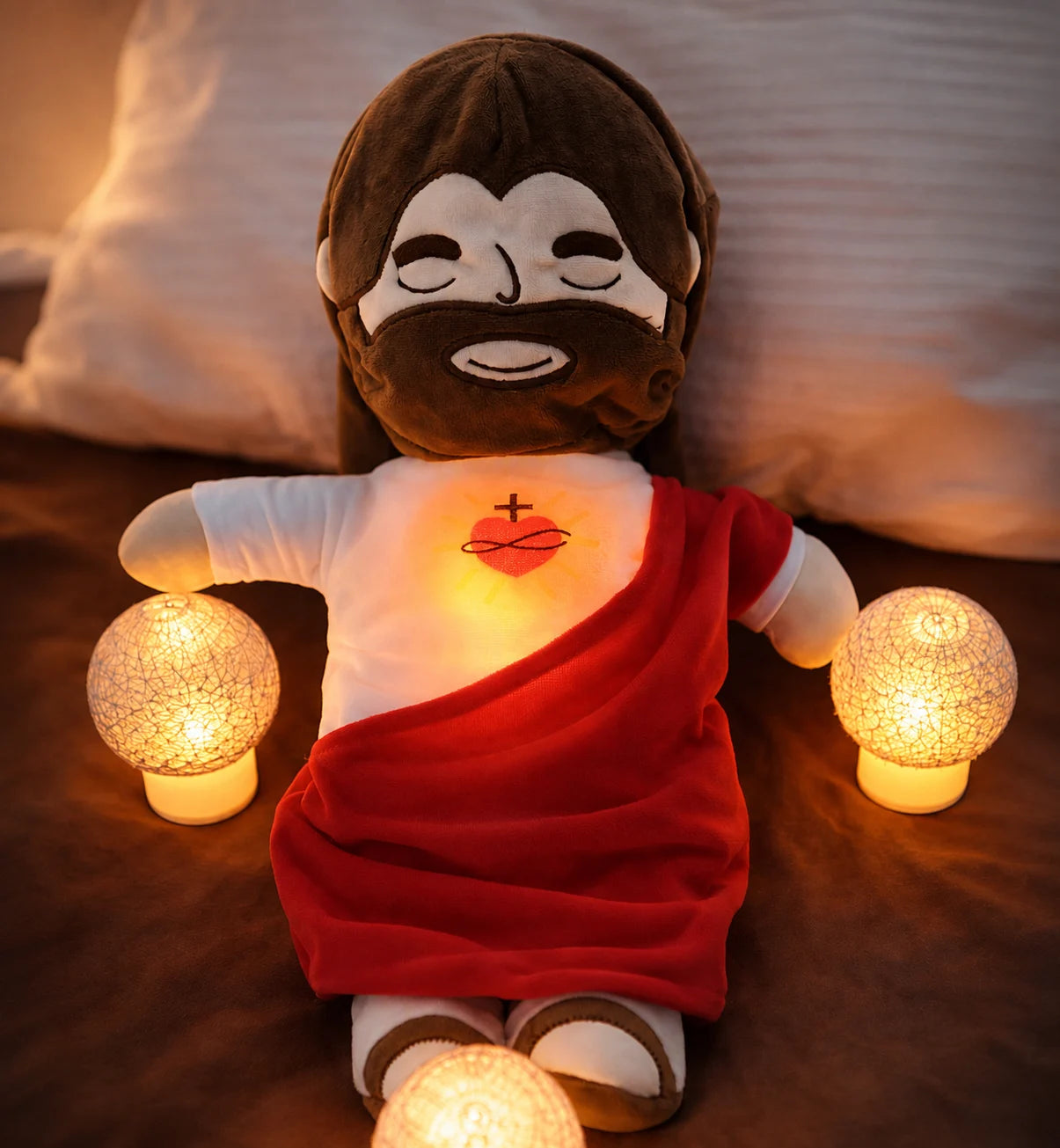 Divino Descanso: Compañero de Sueño y Luz